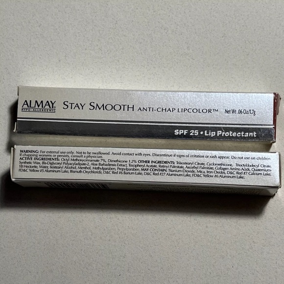 2x ALMAY Stay Smooth Anti-Chap Lipcolor with SPF 25 - Lip Protectant #09 NUDE - Picture 3 of 7